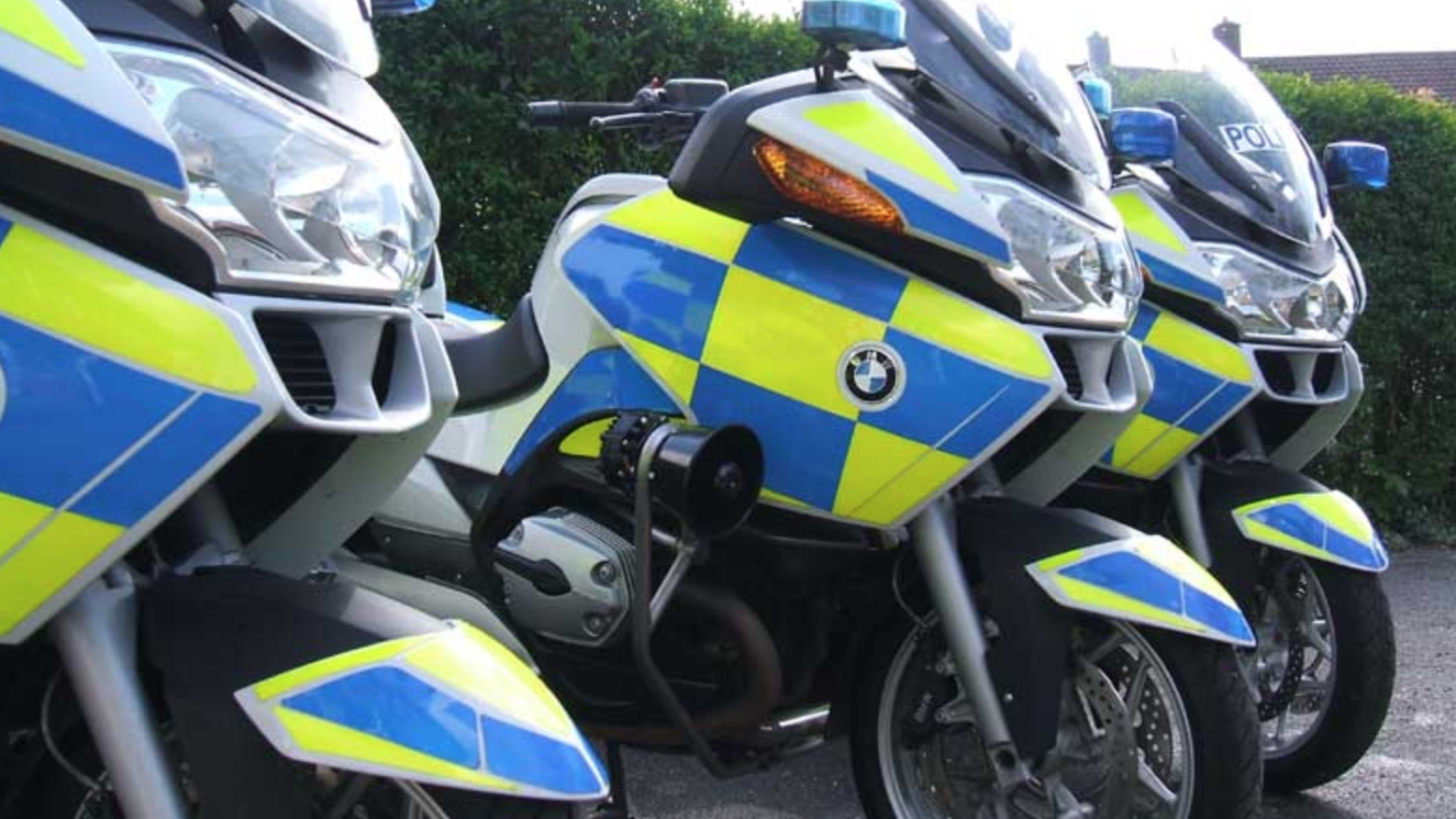 Police motorcycle